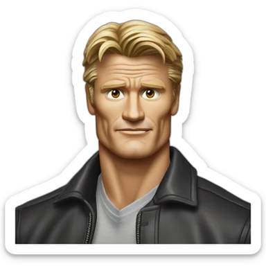 Dolph lundgren sticker