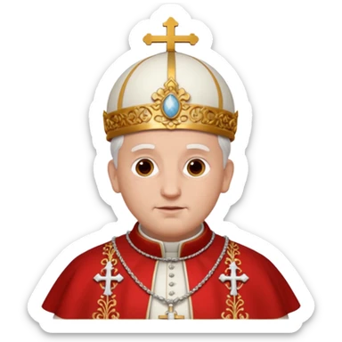 Pope Leo with Mozetta sticker