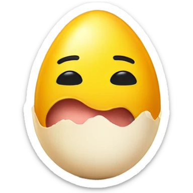 lick an egg sticker