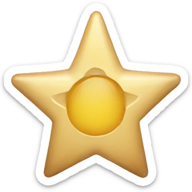 Estrella plateada  sticker