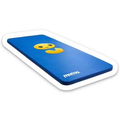 Meemax 2m training  only mat mat emoji I phone Instagram gymnastics blue sticker
