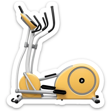Cute Elliptical machiem sticker