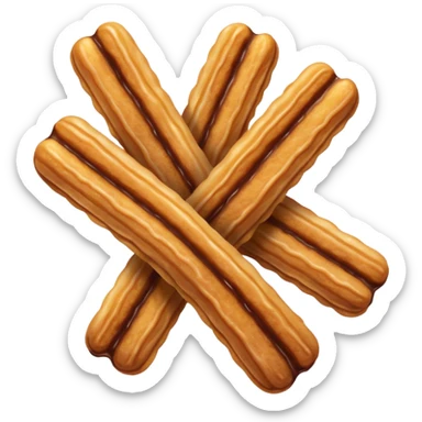 black churros sticker