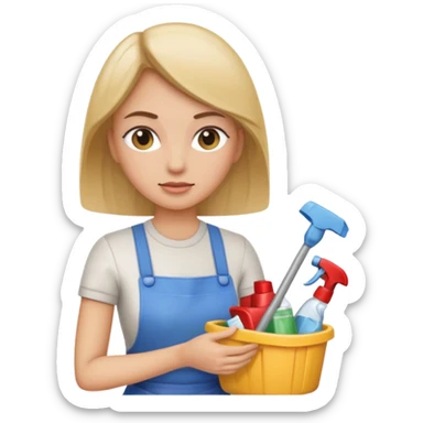 Mum organization home cleaning sticker