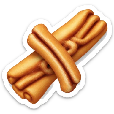 red churro has the word 'Supreme' written on it. sticker