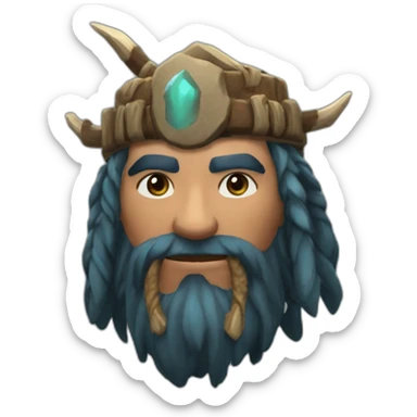 Valheim fulling shaman sticker