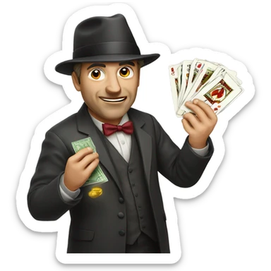 degenerate gambler sticker