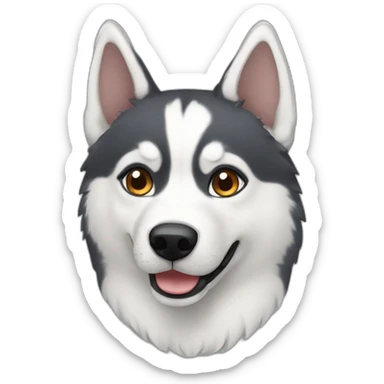 husky cooper color sticker