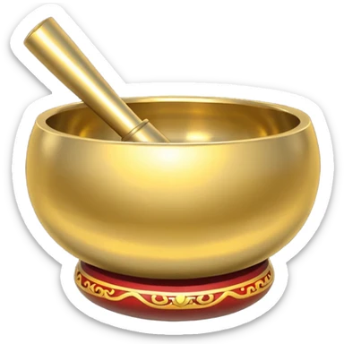 tibetan bowl sticker
