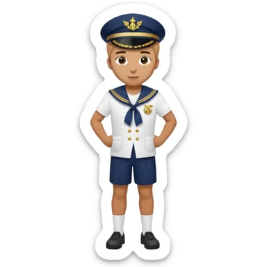 1618 marinero cuerpo entero sticker