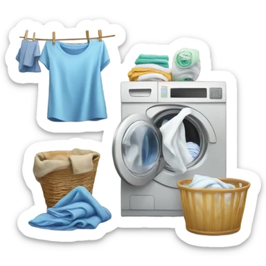Laundry sticker