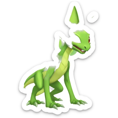  Sceptile-Scyther-Celebi-Flygon-Fakemon full body sticker