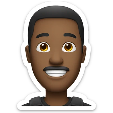 Homme tire sa langue  sticker