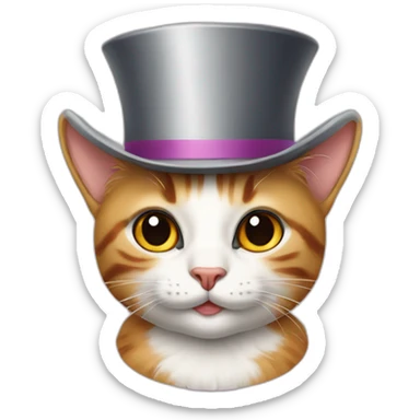 cat ready for raceday at ascot sticker