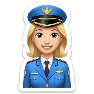 Fais-moi une réceptionniste pour un hôtel de luxe sticker