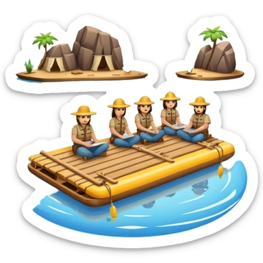 apache zookeeper on a raft sticker