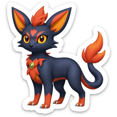 
Canine-Litten-Amaura-Salandit-Noibat-Flareon-Fakémon-fusion (full body) sticker
