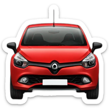 clio-quatre-black-and-red sticker