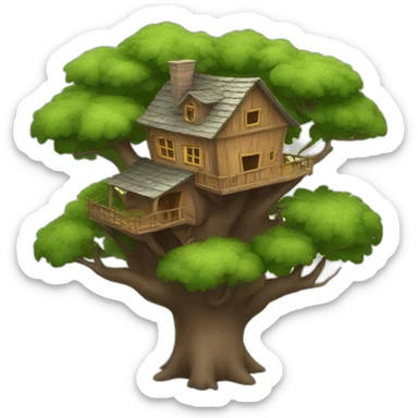Treehouse sticker