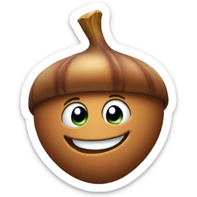 Happy Acorn  sticker