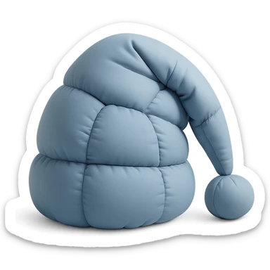 sleep cap in cushion style sticker