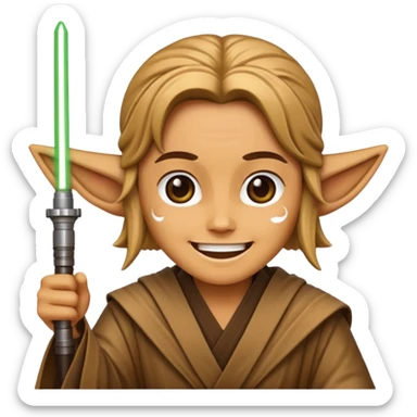 Star Wars Jedi emoji sticker