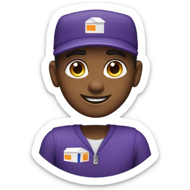 FedEx delivery driver  sticker