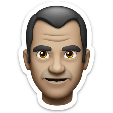 Vampiro con antifaz sticker