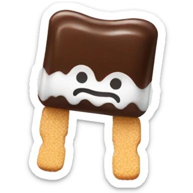 Hote chocolate with marshmallows  sticker