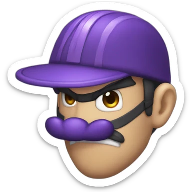 tactical waluigi sticker