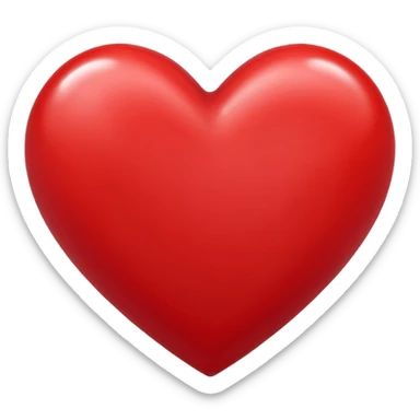 St. Valentines heart sticker