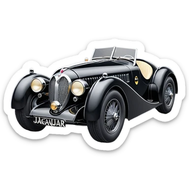 1:10 Basher Batman’s 1934 jaguar rc car  sticker