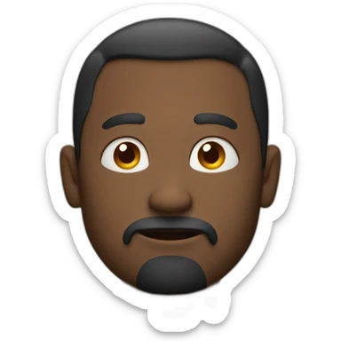 man with doubt sticker