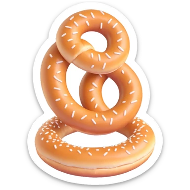 simit Turkish sesame bagel sticker