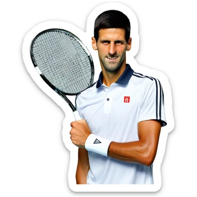 Novak djokovic sticker