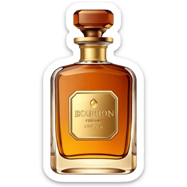 asad bourbon perfume sticker