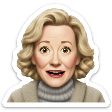 Catherine O'Hara home alone realistic sticker