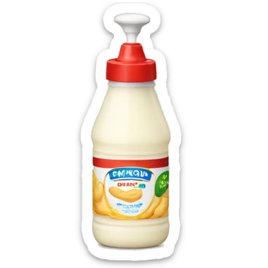 Red Cap Bottle of Mayonnaise  sticker