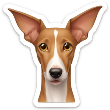 perro podenco sticker