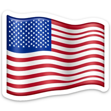 usa flag sticker