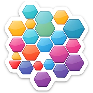 Hexagon  sticker