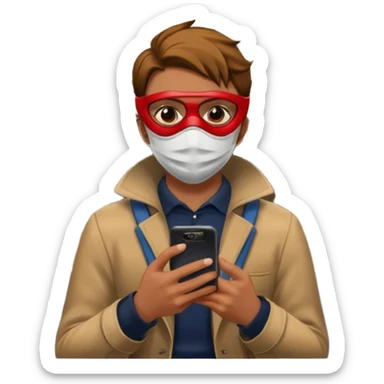 Rider with phone,Metro Riders, inside metro train, no transparent, with background,full image , negative transparent. sticker