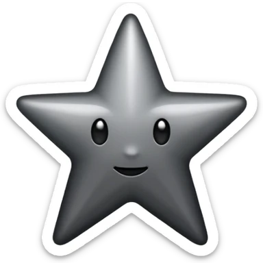 Half black star emoji when we need to have half rating sticker