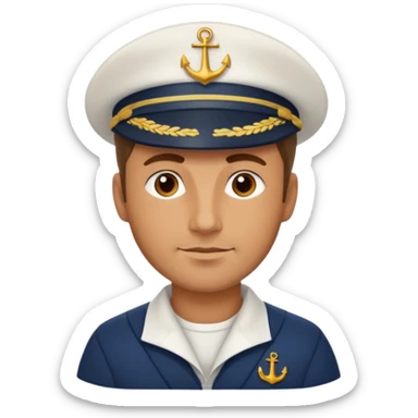 Haz a un marinero 1619 de cara de 40 años sticker