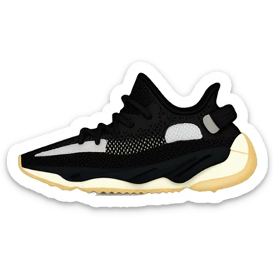 Yeezy Foam Runner 'Onyx' sticker