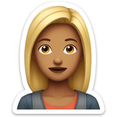 leave me alone girl  sticker