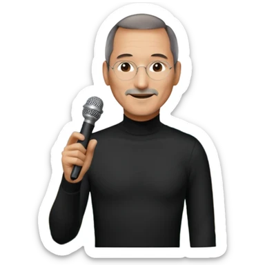 create a founder mode emoji like steve jobs having a 100 executive retreat in the woods

 sticker