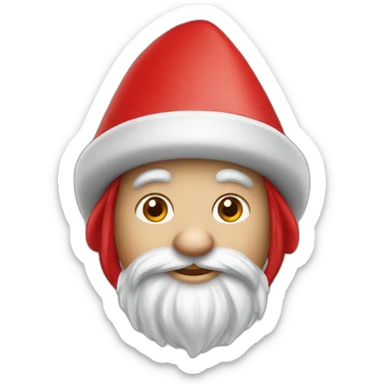 A gnome in a red hat sticker