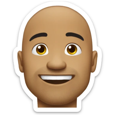 The rock nutting sticker