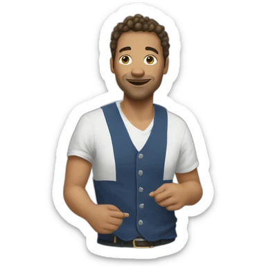 Michou the french youtubeur sticker